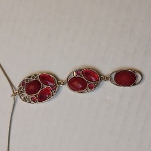 $4 Add-on Red Bejeweled Necklace Charm